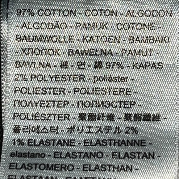 LEVI'S BIG E RIBCAGE STRAIGHT MIDNIGHT BLACK WASH BUTTON FLY JEANS - W27 - Picture 11 of 13